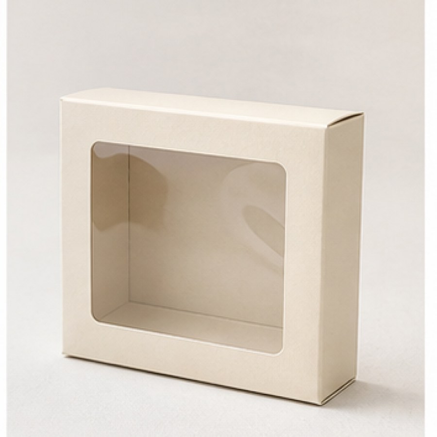 Hộp giấy cửa sổ mica